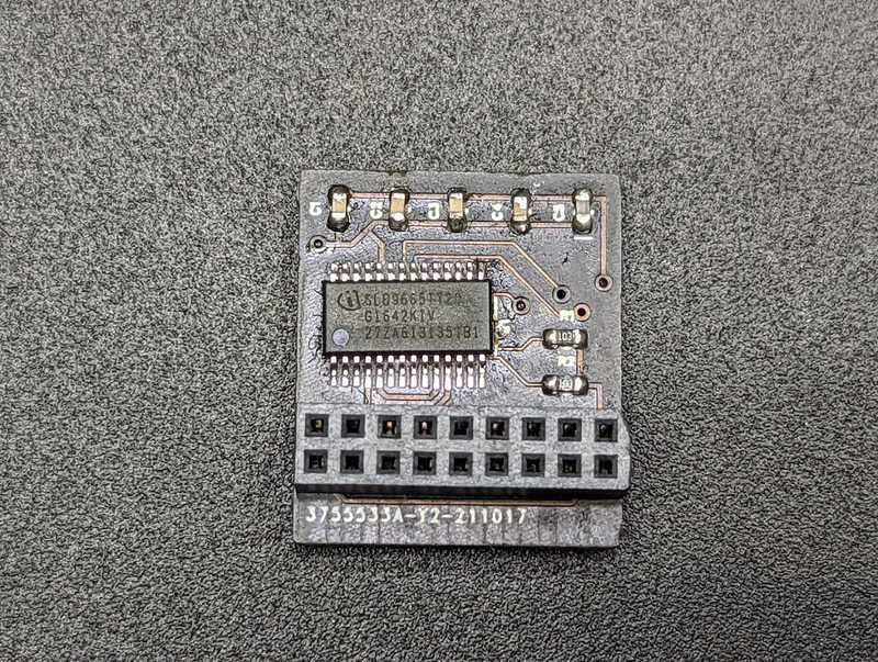 18-Pin Right Angle Fabricated Front